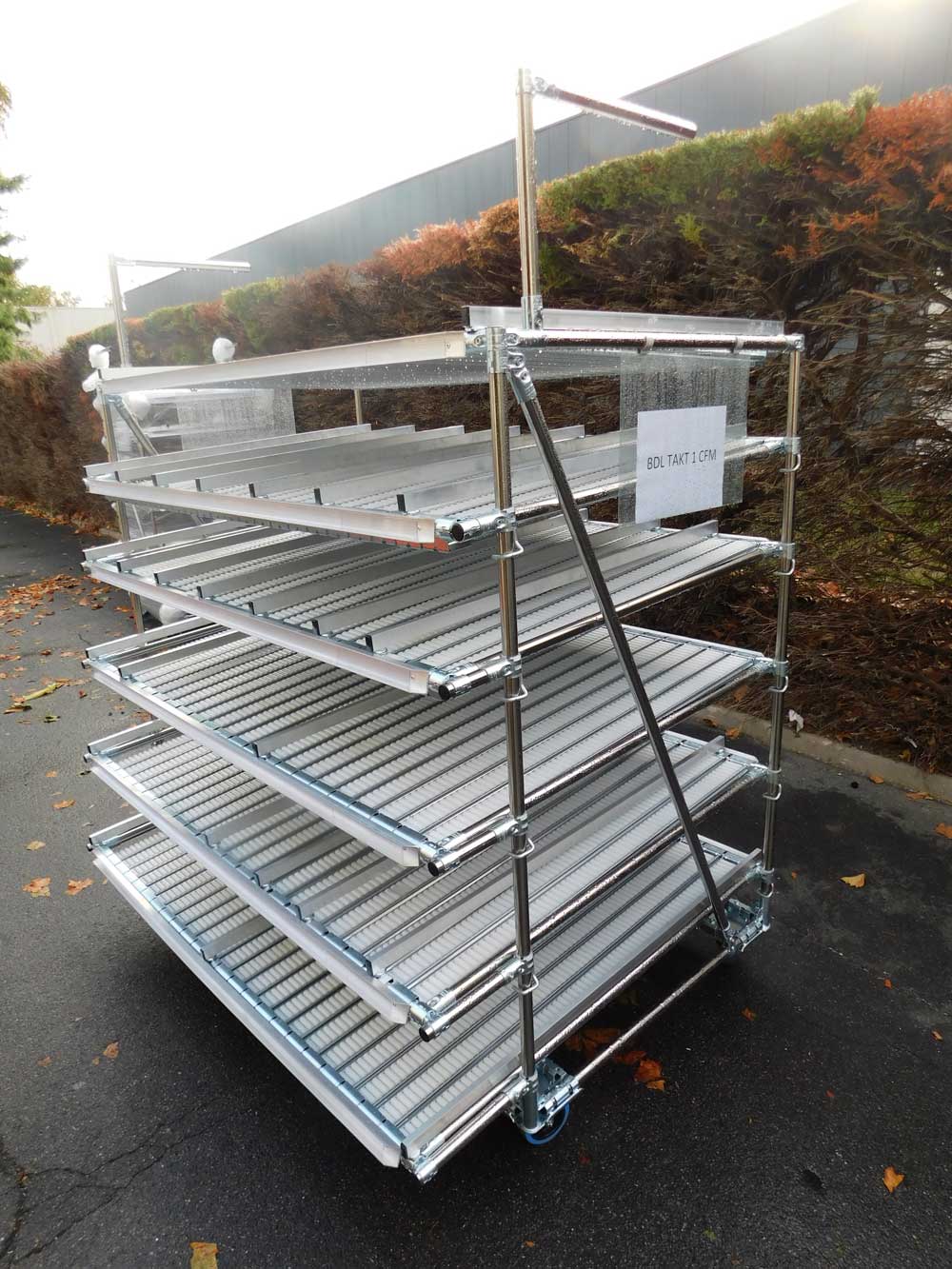 Chariot rack réglable