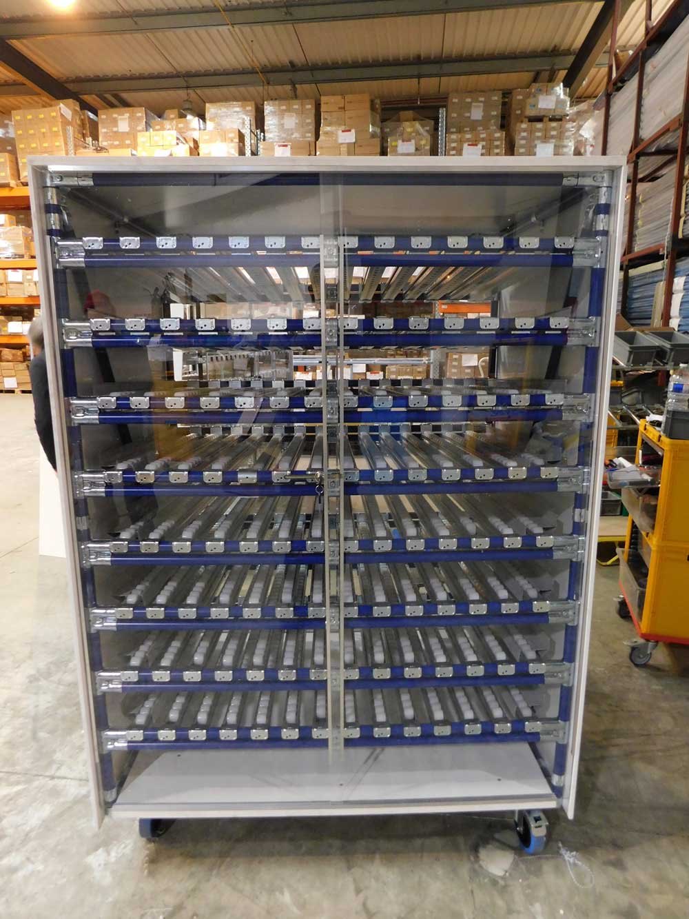 Rack avec verrou